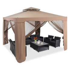 2-Tier 10’x 10’ Canopy Gazebo Tent with Netting product